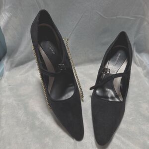 Predictions Black Suede Ladybug Heels Women’s 9.5 Vintage Y2K NWT 2000s Gothic